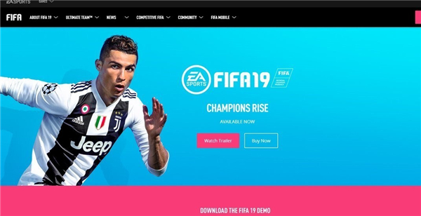 EA移除《FIFA 19》C罗社交媒体封面 疑受性侵